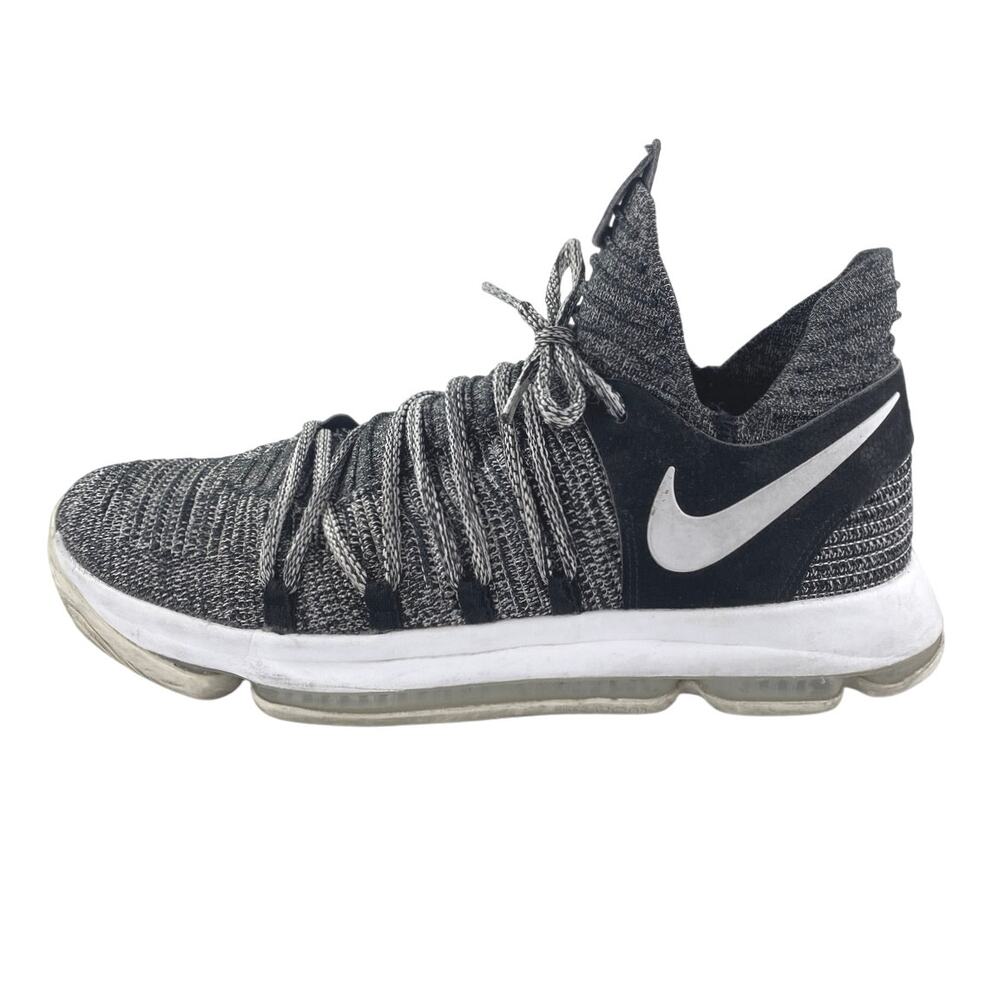 Nike Zoom KD 10 Oreo  Men's Black Low Top Athletic Running Sneakers Shoes Sz 12